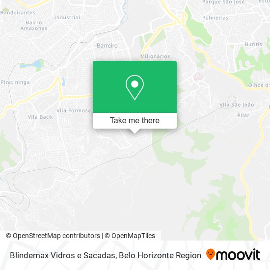 Blindemax Vidros e Sacadas map