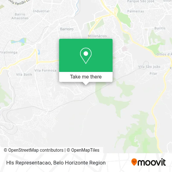 Hls Representacao map