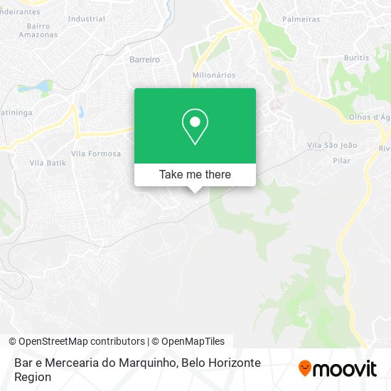 Bar e Mercearia do Marquinho map
