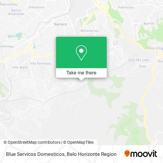Blue Servicos Domesticos map