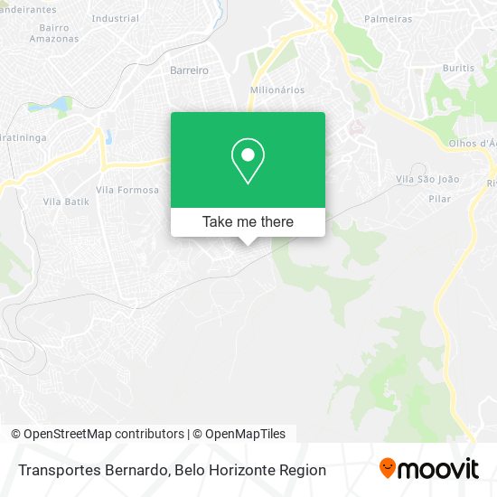 Transportes Bernardo map