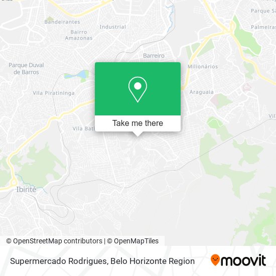 Supermercado Rodrigues map