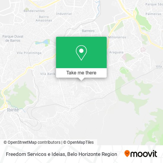 Freedom Servicos e Ideias map