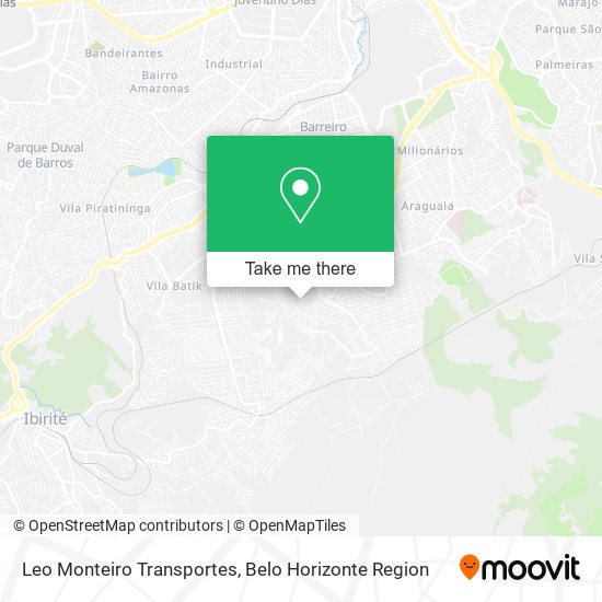 Leo Monteiro Transportes map
