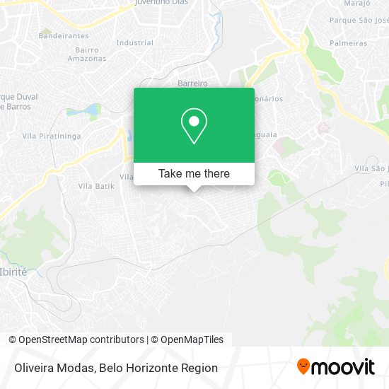 Mapa Oliveira Modas