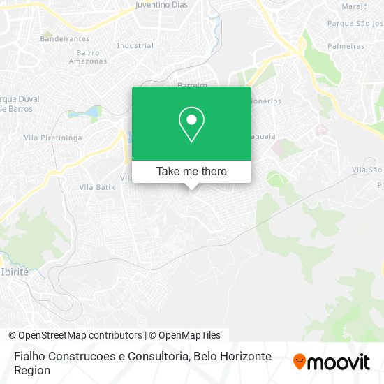 Mapa Fialho Construcoes e Consultoria