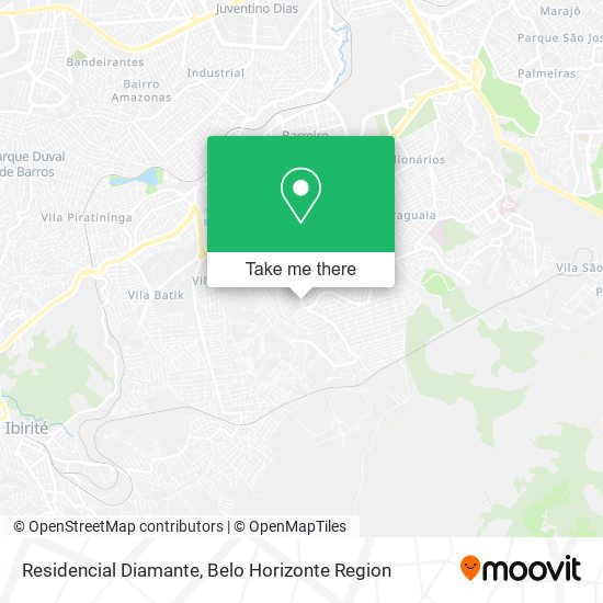 Residencial Diamante map