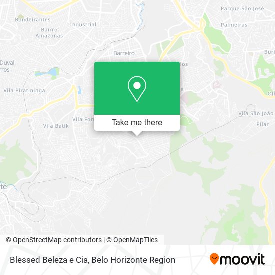 Blessed Beleza e Cia map