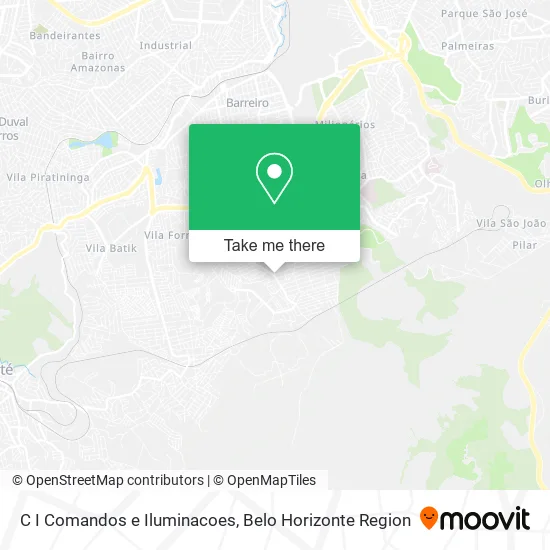 C I Comandos e Iluminacoes map