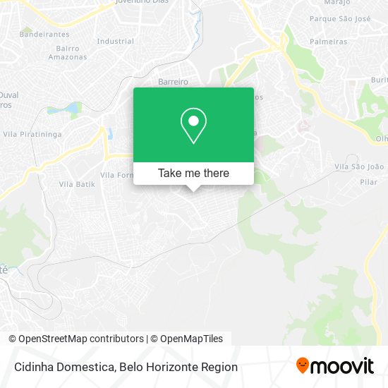 Cidinha Domestica map
