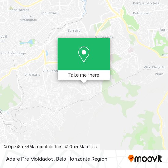 Adafe Pre Moldados map