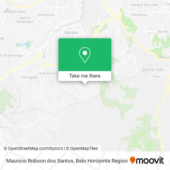 Mauricio Robson dos Santos map