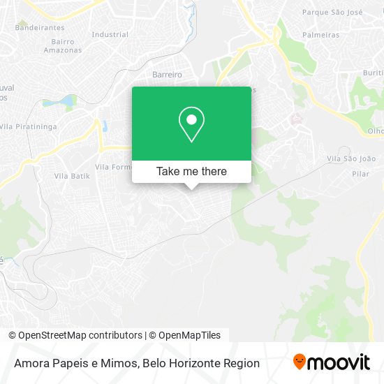 Amora Papeis e Mimos map