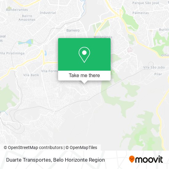 Duarte Transportes map