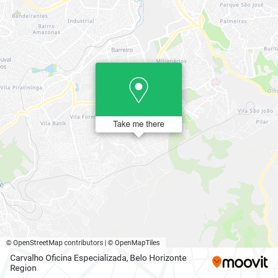 Carvalho Oficina Especializada map