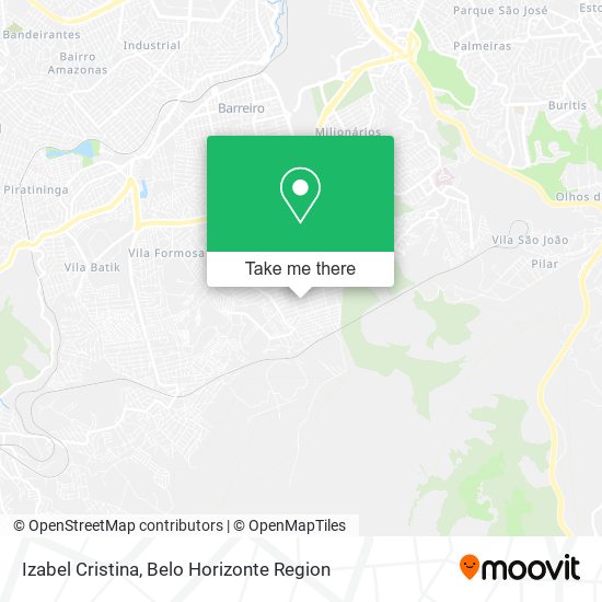 Izabel Cristina map