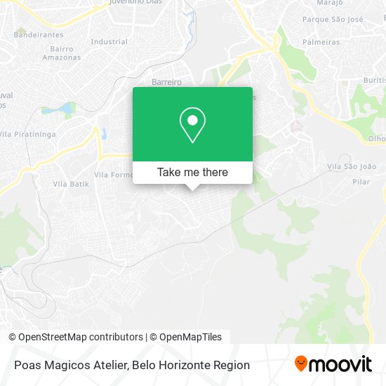 Poas Magicos Atelier map