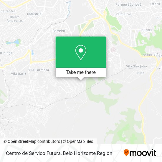 Centro de Servico Futura map