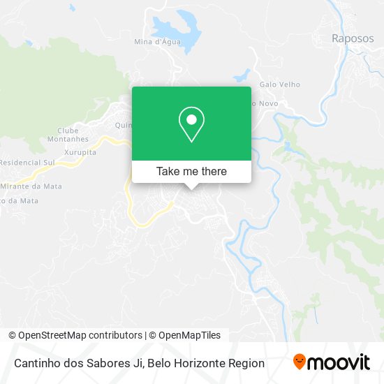 Cantinho dos Sabores Ji map