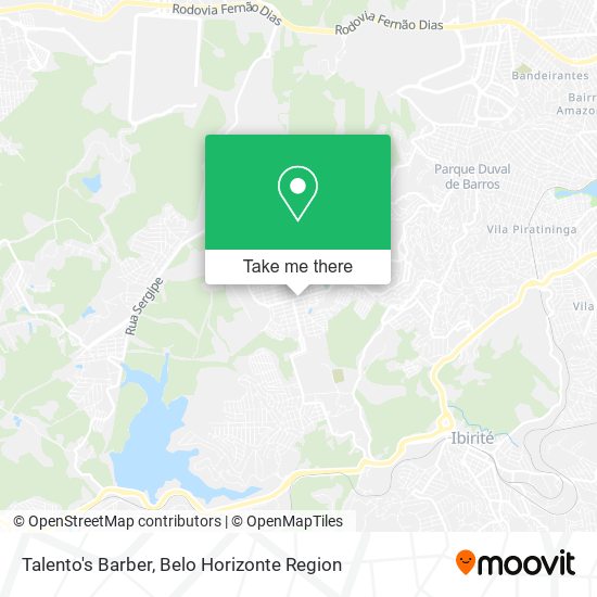 Talento's Barber map