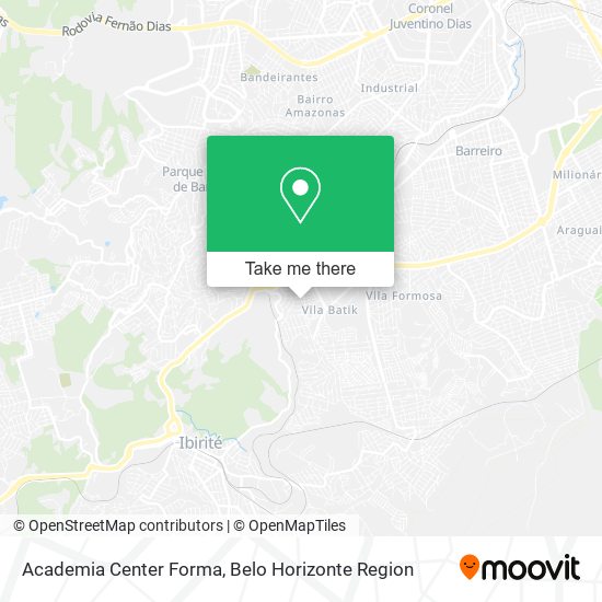 Academia Center Forma map