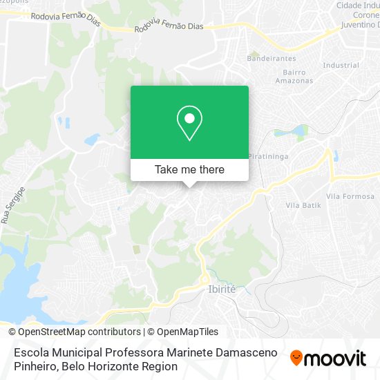Escola Municipal Professora Marinete Damasceno Pinheiro map