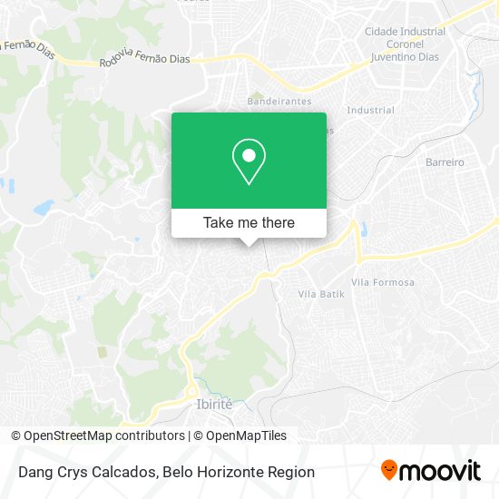 Dang Crys Calcados map