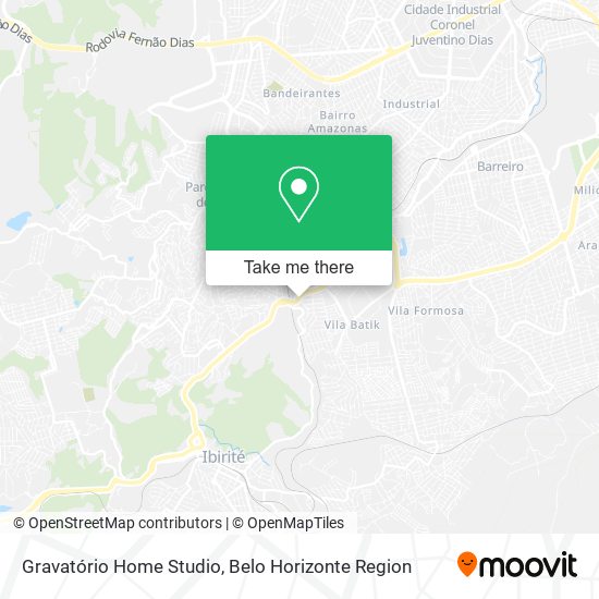 Gravatório Home Studio map