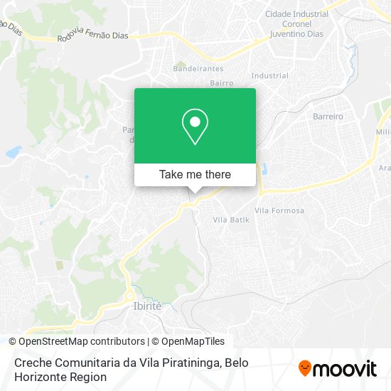 Creche Comunitaria da Vila Piratininga map