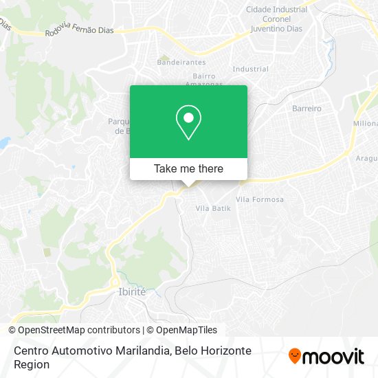 Centro Automotivo Marilandia map