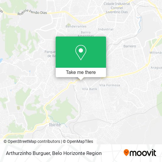 Arthurzinho Burguer map