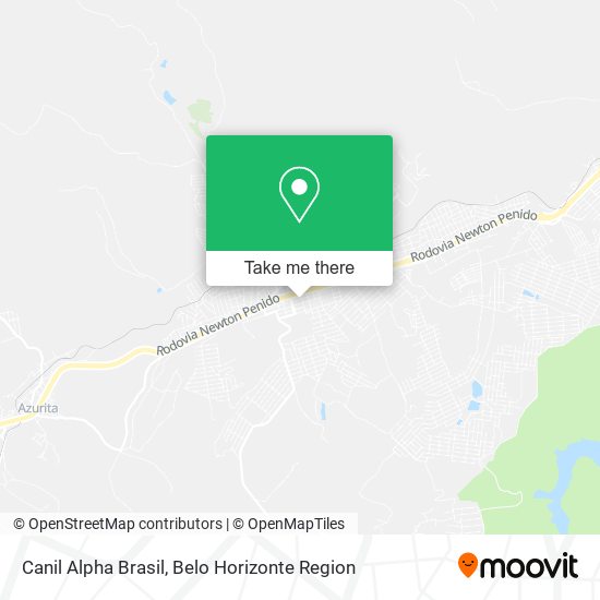 Canil Alpha Brasil map