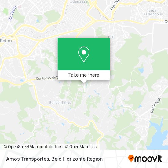 Amos Transportes map