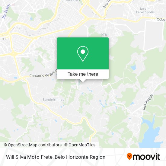 Will Silva Moto Frete map