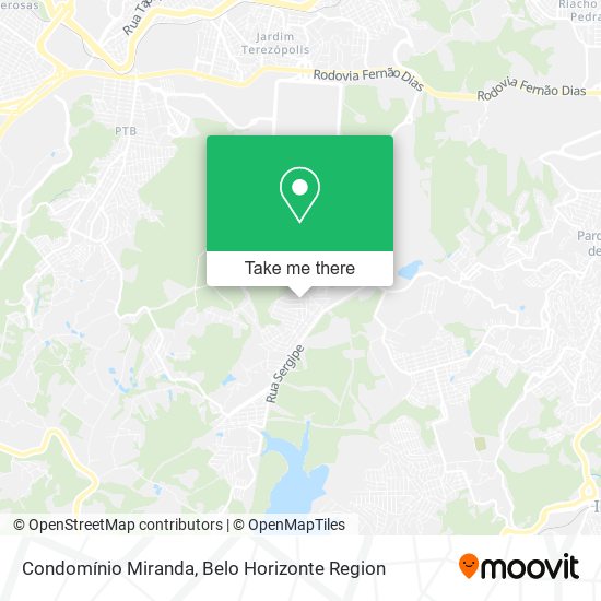 Condomínio Miranda map
