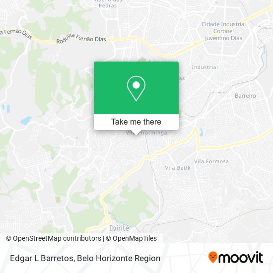 Edgar L Barretos map