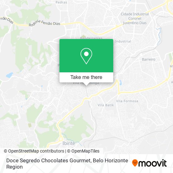 Doce Segredo Chocolates Gourmet map