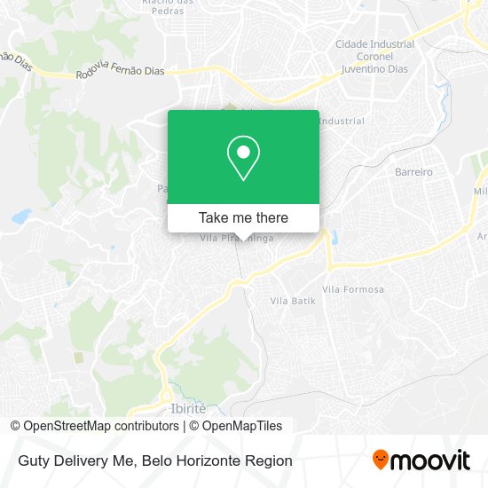 Guty Delivery Me map