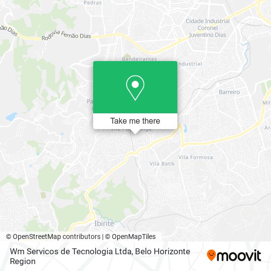 Wm Servicos de Tecnologia Ltda map
