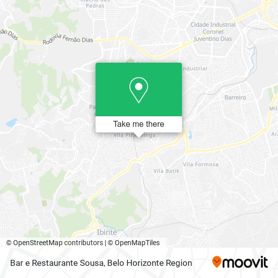 Bar e Restaurante Sousa map
