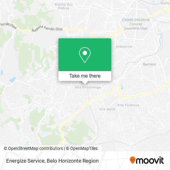 Energize Service map