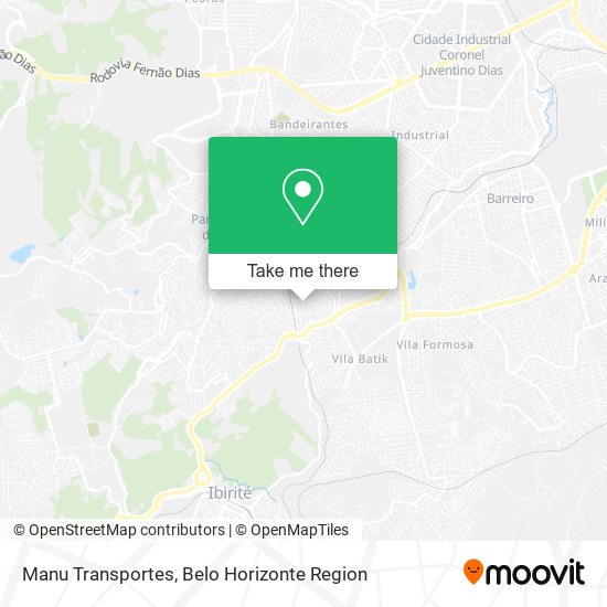 Manu Transportes map