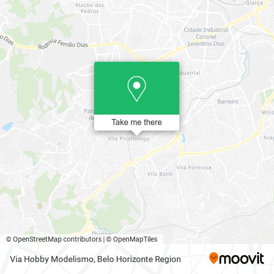 Via Hobby Modelismo map