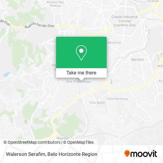 Walerson Serafim map