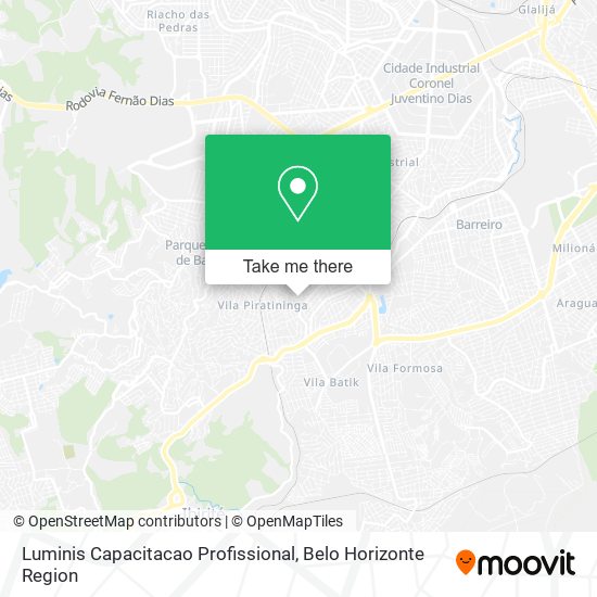 Luminis Capacitacao Profissional map
