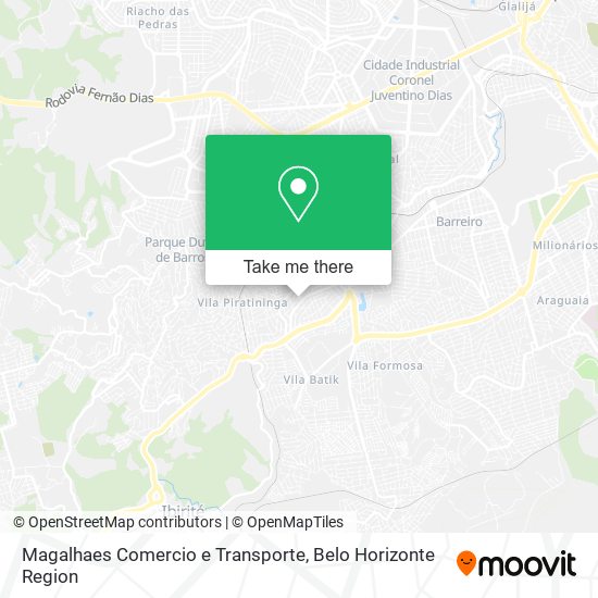 Magalhaes Comercio e Transporte map