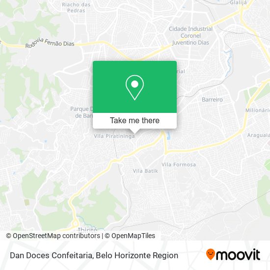 Dan Doces Confeitaria map