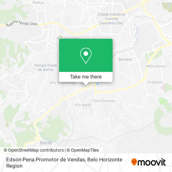 Edson Pena Promotor de Vendas map