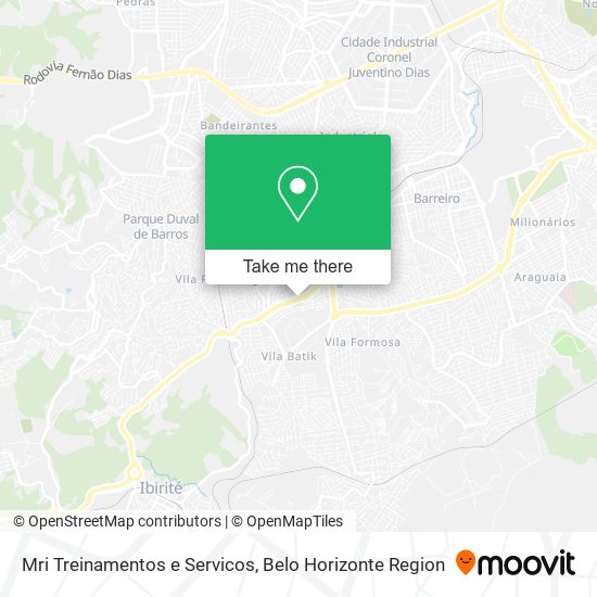 Mapa Mri Treinamentos e Servicos