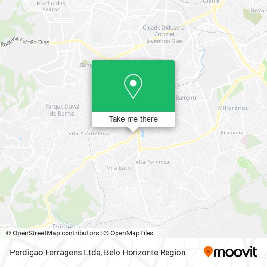Perdigao Ferragens Ltda map